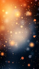 Wall Mural - dreamy golden nebula with glittering bokeh and festive backdrop in a luminous gradient design