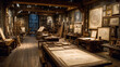 © Useful Items - The chaotic and brilliant workshop of an inventor like Leonardo da Vinci during the Renaissance.