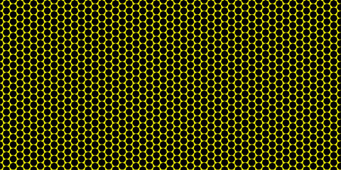 Abstract metallic grid texture background with a yellow perforated metal pattern. graphic, vector, black, hole, circle, seamless, backgrounds, dot, illustration, grill, halftone