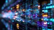 © ittipol - A vivid representation of digital data streams, showcasing colorful lights and lines that symbolize advanced technology and information flow