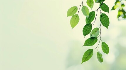 green leaves background
