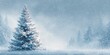 © Jeruk - Snowy winter landscape with a majestic Christmas tree