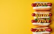 © lan - National Hot Dogs day background. High quality