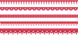 © Vijay Pareek - Elegant red decorative Indian festival borders with mandala and ornamental lace patterns. Perfect for Navratri, Dussehra, and Diwali backgrounds, greeting cards, invitations, banners.