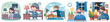 © Andi - vector of a child turning off the lights to go to sleep