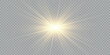 © A_stock - Light star gold png. Light sun gold png. Light flash gold png. vector illustrator. summer season beach
