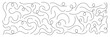 © Creativus Illustria - Hand drawn wavy squiggle line. Abstract looping curved line set. Decorative curly abstract pattern. Collection of curved lines collections.