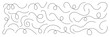 © Creativus Illustria - Hand drawn wavy squiggle line. Abstract looping curved line set. Decorative curly abstract pattern. Collection of curved lines collections.