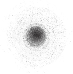 Wall Mural - distorted geometric shape . minimal art design . noise destroyed logo . trendy grainy shapes . graph