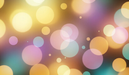 colorful bokeh background
