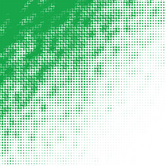 Naklejka na meble Abstract green halftone gradient background vector with pixelated dots pattern modern digital texture for banner poster flyer wallpaper brochure cover and creative web template