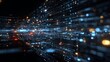 © Farah - Dynamic digital network streams with vibrant glowing lights symbolizing data flow and global connectivity in a futuristic abstract background.