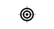 © Nasima - a simple black target centered on white background