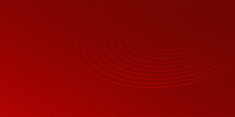 Wall Mural - red abstract background with glowing geometric lines. trendy natural good monocrome line simple art 