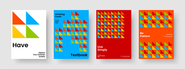 Canvas Print - creative flyer template. isolated background layout. abstract business presentation design. book cov