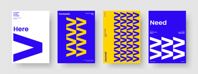 Canvas Print - modern flyer template. abstract report layout. creative business presentation design. book cover. po