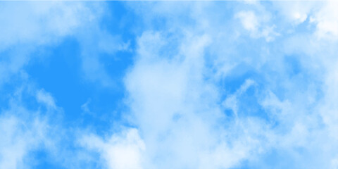 Wall Mural - blue sky with soft white clouds, natural background with fluffy cloudscape and clear atmosphere for 