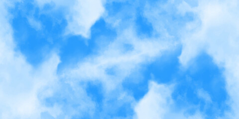 Wall Mural - blue sky with soft white clouds, natural background with fluffy cloudscape and clear atmosphere for 
