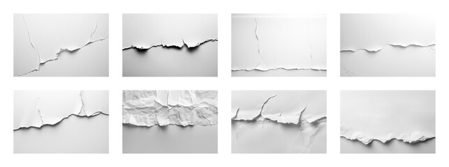 Wall Mural - png minimalist hand-drawn line patterns, element set on transparent background