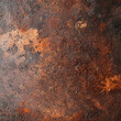 © Ishimkp - Rusty metal surface with corroded texture in dark brown and orange tones showing natural oxidation patterns