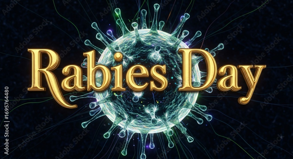 Foto de Stock World Rabies Day Understanding Rabies Prevention Symptoms ...