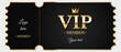 © Uliya - Exclusive VIP Member Ticket! Elevate your brand with this luxury gold and black design. Perfect for events, offers and rewards. Limited spots, join now!