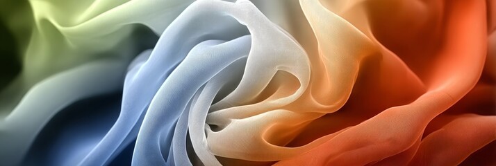 Wall Mural - Vibrant Abstract Colorful Texture Background Design Featuring Soft Flowing Waves and Gradient Colors
