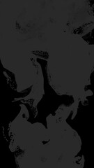 Wall Mural - dark gray wispy smoke flow loop on alpha transparent background