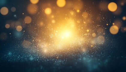 Wall Mural - vibrant light burst with bokeh elements, abstract energy explosion background with glowing effects
