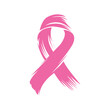 © JustPrint - Pink Ribbon  Brush Stroke Design for Breast Cancer Awareness