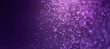 © zodar - Abstract Purple bokeh defocus glitter blur background.