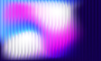 Wall Mural - glass ripple abstract background with vibrant color gradient. corrugated iridescent light streaks. w