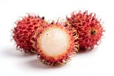 rambutan isolated on white background