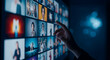 © Nur - Exploring diverse faces and cultures through a digital interface innovative technology global connection worldwide network digital gallery online experience