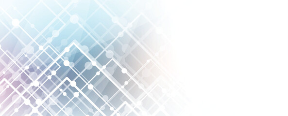 Technology and business cloud information flow modern background