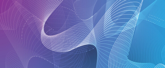 Technology and business cloud information flow modern background