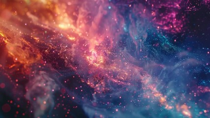 Wall Mural - a picture of a space filled with many colorful stars