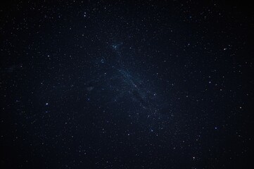 Wall Mural - A breathtaking view of a starry night sky