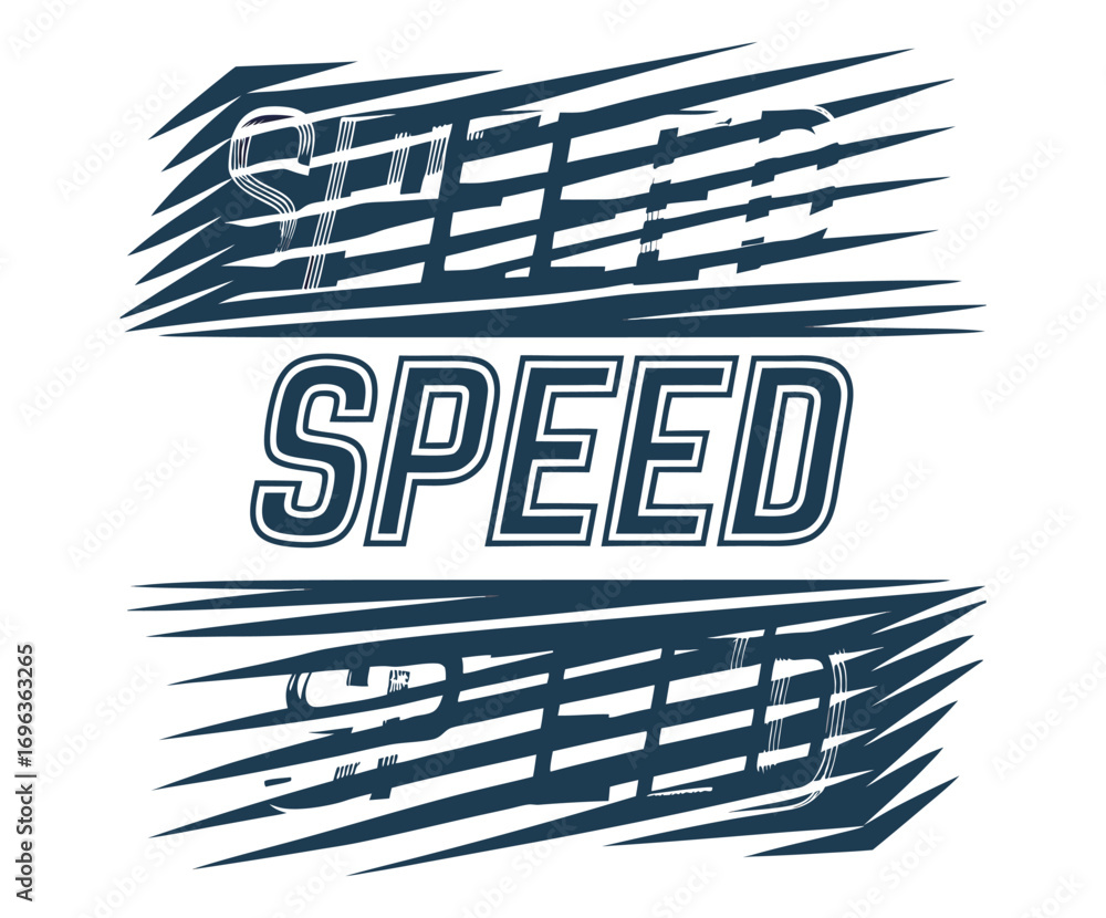 Speed Style Names Stylish speed lettering with motion blur effect, perfect for automotive ...