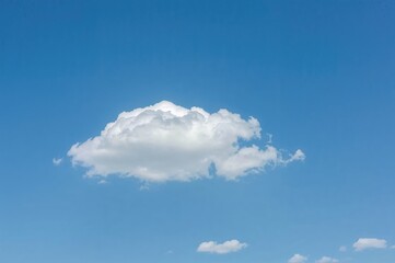 Wall Mural - Sky filled with white clouds