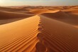 © AkuAku - Stunning Natural Sand Waves Sculpted by Wind in a Desert Landscape