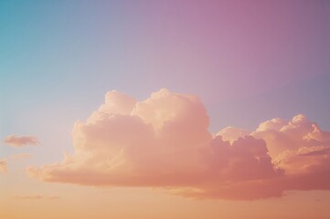 Wall Mural - Gorgeous azure sky adorned with clouds