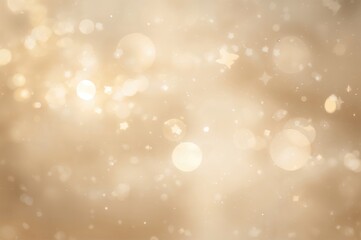 Wall Mural - festive golden lights with a soft focus effect