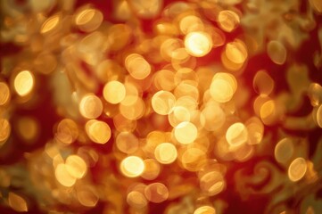 Wall Mural - Abstract art featuring a soft, glowing ring of light