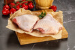 © Andrei Starostin - Raw chicken thigh for cooking