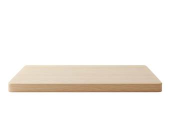 Front view empty plain wooden board, presentation, mockup, signage, or template use. Isolated on white or transparent background. PNG format.