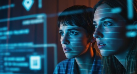 Digital world faces futuristic cyber security and data analysis