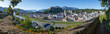 Salzburg - The panorama of old town in the morning light.