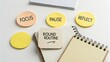 © ZURIANI - Creative Workspace with Notebooks and Sticky Notes for Productivity