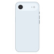 © non-branded - 2025 Model Slim Luxury Smartphone Vector Illustration – Sky Blue